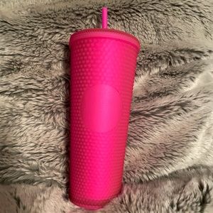 NWT Starbucks Venti Fall Jelly Pink Cup Tumbler